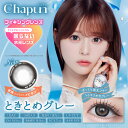 Chapun ときとめグレー 1Day 度なし 度あり カラコン 1箱10枚 ワンデー シャプン 齋藤なぎさ FIXINGLENS 回らないレンズ