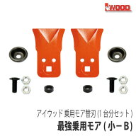 《新型／刃先V型に変更》【アイウッド】最強乗用モア(小-B) 替刃1台分セット [交換刃 ナイフ ボルトナッ…