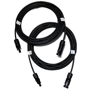 ���z�����d �\�[���[ �����P�[�u�� 5m 10m 20m 30m 40m 2�{�Z�b�g ���[MC4�t�ő�30A H1Z2Z2 EN 4sq 1500V