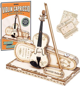 【高評価!】立体パズル Robotime 立体パズル 3D 木製 ウッドパズル クラフト 組立キット DIYモデル 創造性 集中力 大人向け 子供向け 装飾 ギフト プレゼント 楽器シリーズ