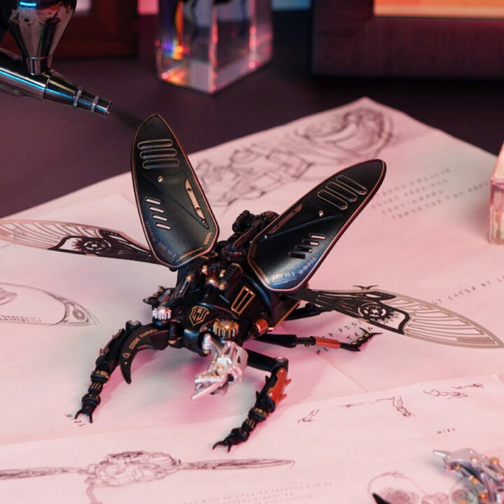 楽天市場 立体パズル 昆虫 ROKR 立体 パズル 3D メタル パズルモデル DIY金属昆虫モデル プラモデル スチームパンク 昆虫動物モデル 機械模型 カブトムシ 組立品 大人 子供 DIY 玩具 かっこいい インテリア MI03 ROBOTIME