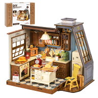 【P5倍】ミニチュアハウス 和風 Rolife ドールハウス 和室 ミニチュア キット DIY 手作り家 ベーキングキ…