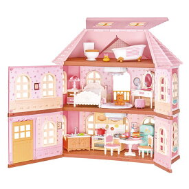Rolife ミニチュアハウス ドールハウスキット DIY 手作りキット 2階建て フェアリーハウス 立体パズル ミニチュア インテリア 模型 組み立て 大人向け おうち時間 ギフト プレゼント HH001