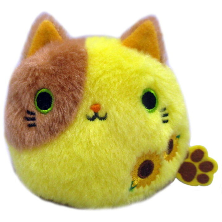 楽天市場 ねこだんご 花ねこだんご 8月 ひまわり 猫 ぬいぐるみ 猫 雑貨 猫グッズ ネコ グッズ ねこ お手玉 マスコット プチギフト 誕生日 プレゼント 子供 おもちゃ 女の子 誕生日 プレゼント 小学生 ぬいぐるみ キャラクター グッズ こども 癒しグッズ キャラクター