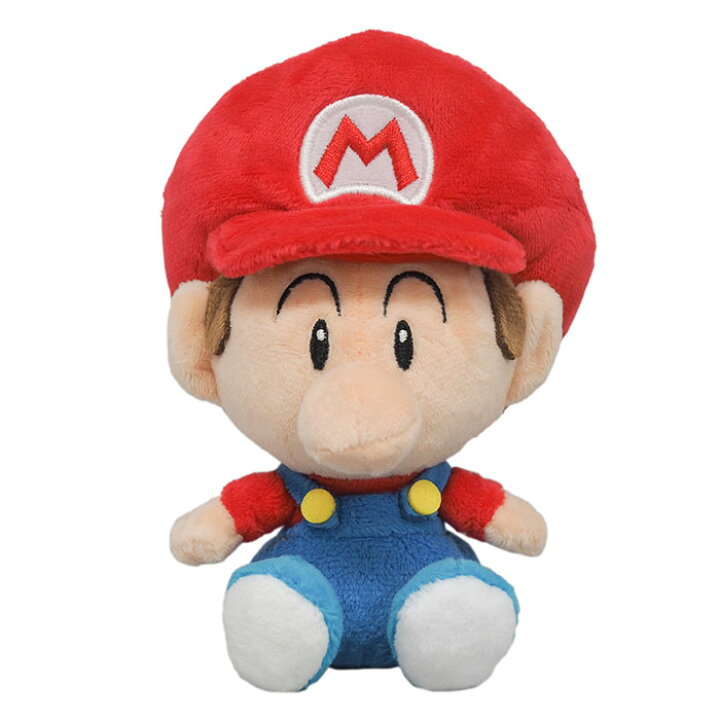 楽天市場】ぬいぐるみ ベビィマリオ Sサイズ スーパーマリオ マリオ 