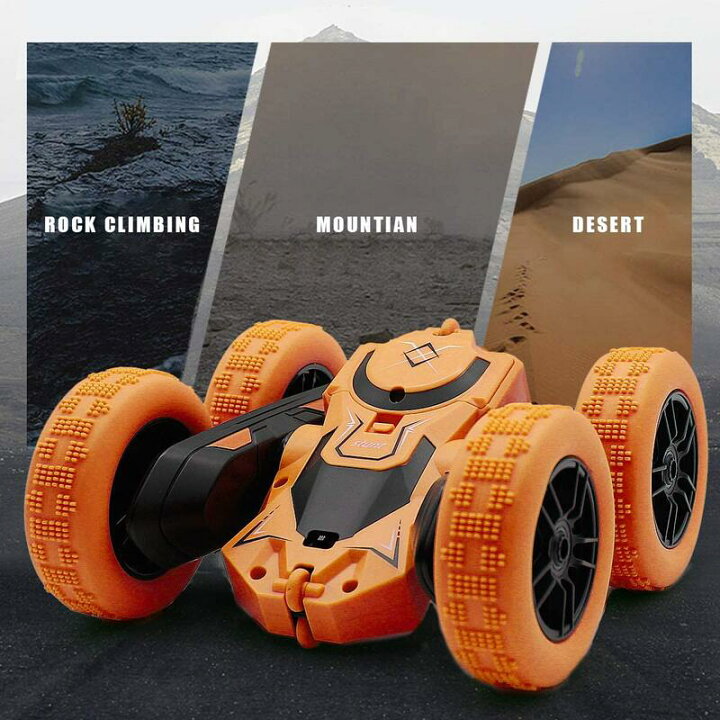 楽天市場】ラジコンカー 子供 オフロード 4wd 回転 両面走行 四輪駆動 