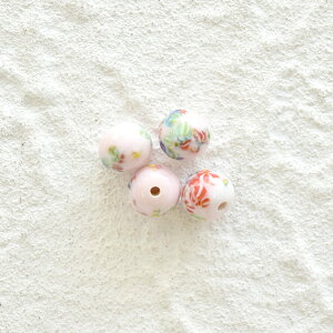 トンボ玉 ラウンド 約6mm ピンク 手芸 ハンドメイド 材料 アクセサリー パーツ チェコビーズ ガラスビーズ ビーズ