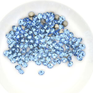 Vカット pp24 プレシオサ ライトサファイヤ F MAXIMA チャトン マキシマ クリスタル ラインストーン CRYSTAL PRECIOSA