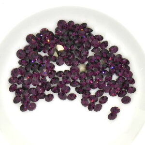 Vカット pp31 プレシオサ アメジスト F MAXIMA チャトン マキシマ クリスタル ラインストーン CRYSTAL PRECIOSA