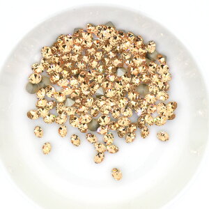 Vカット プレシオサ SS29 ライトピーチ F MAXIMA チャトン マキシマ クリスタル ラインストーン CRYSTAL