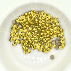 Vカット pp31 プレシオサ ライトトパーズ F MAXIMA チャトン マキシマ クリスタル ラインストーン CRYSTAL PRECIOSA