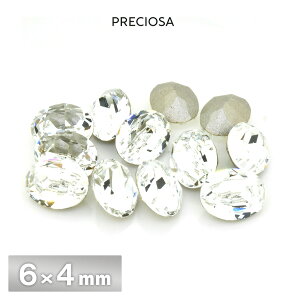 vVIT I[o 6×4mm NX^ F 20^288 CXg[ CRYSTAL PRECIOSA KXp[c