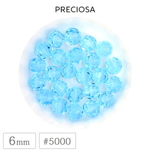 �v���V�I�T #5000 �r�[�Y 6mm �A�N�A�{�w�~�A �_�C���J�b�g ���E���h �N���X�^�� �K���X CRYSTAL PRECIOSA �`�F�R �p�[�c �n���h���C�h ��| �A�N�Z�T���[