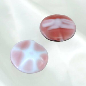 チェコビーズ コイン20mm アンタークティックアクア プレストビーズ変形 コイン&ディスク 20mm 手芸 アクセサリー ハンドメイド パーツ