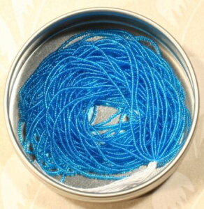 【期間限定30%OFF】チェコビーズ ロカイル 極小 ビーズ 16/0 約1.3mm 糸通し ダークアクア シードビーズ ガラスビーズ パーツ ビーズ ガラス 手芸 ハンドメイド アクセサリー 材料