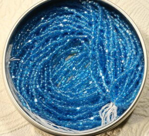 チェコビーズ スリーカットビーズ 10/0 約2.3mm 約1,500個 糸通し ダークアクアスフィンクス シードビーズ ガラスビーズ パーツ ビーズ ガラス 手芸 ハンドメイド アクセサリー 材料