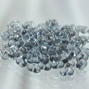 チェコビーズ ファルファーレ大 ブラックダイヤ【シードビーズ/ファルファーレ/3.2×6.5mm/アクセサリーパーツ/ハンドメイドパーツ】★