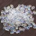 チェコビーズ ファルファーレ大 クリスタルレインボー 3.2×6.5mm ビーズ パーツ ファルファーレ ガラスビーズ シードビーズ アクセサリー ハンドメイド 手芸 手作り 材料 素材 ピアス