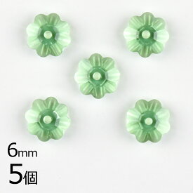 【期間限定50%OFF】【5個】【#3700】エリナイト 緑系 グリーン 約6mm ハンドメイド 手芸 手作り 材料 素材【ビーズ パーツ スワロフスキー ガラスビーズ アクセサリー】