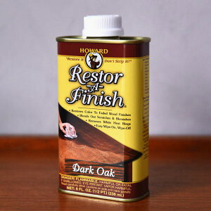 IZ39617I★HOWARD レストアフィニッシュ ダークオーク 236mI 8oz 木工 家具 塗装 補修剤 Restor-A-Finish ハワード アメリカ 送料無料