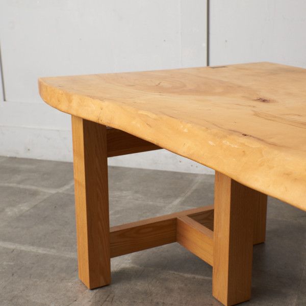 座卓 天然木 無垢材 ちゃぶ台 センターテーブル コーヒーテーブル 花台