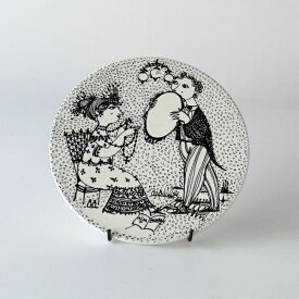 NYMOLLE 二モール 北欧 デンマーク マンスリープレート 壁掛け プレート 北欧雑貨 8月 August アート ホワイト ヴィンテージ IZ77993J