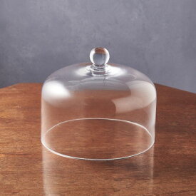 ガラスドーム 20cm ケーキドーム カフェ ディスプレイ ガラス 食器 シンプル おしゃれ キッチン カバー チーズドーム IZ60435S