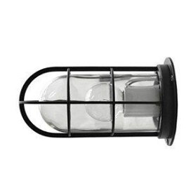 IZ46328S★NAVE-DK-BC デッキライト ブラック クリア ガラス 防雨型 玄関ライト ウォールランプ 壁掛け灯 レトロ 間接照明 LED対応 工業系