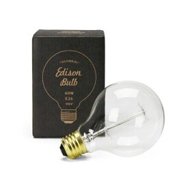 IZ46510S★Edison Bulb “Globe” S 60W E26 照明 電球 ペンダントライト ランプ レトロ カフェ 裸電球 フィラメント エジソンランプ