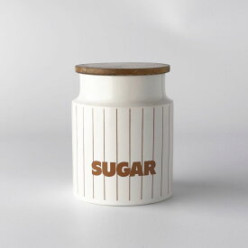 HORNSEA ホーンジー STRIPE ストライプ キャニスター SUGAR シュガー イギリス ヴィンテージ ジャー 保存容器 ブラウン レア 93985