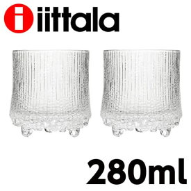 iittala イッタラ Ultima Thule ウルティマツーレ オールドファッション L 280ml グラス クリア 2個セット クーポン150『送料無料（一部地域除く）』