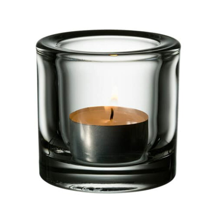 楽天市場】イッタラ キビ キャンドルホルダー 60mm クリア iittala 