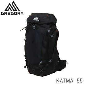 GREGORY グレゴリー バックパック KATMAI カトマイ 55 55L M/L ボルケニックブラック 1372370662 リュック リュックサック 鞄 カバン アウトドア『送料無料（一部地域除く）』