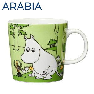 ArA ARABIA [~ Moomin }O [~ OXO[ 300ml Moomintroll grass-green }OJbv
