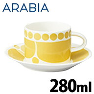 アラビア ARABIA スンヌンタイ Sunnuntai ティーカップ＆ソーサー セット 280ml『送料無料（一部地域除く…