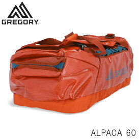 GREGORY グレゴリー バックパック ALPACA アルパカ 60 60L レッドロック 1478983380 ダッフルバッグ ボストンバッグ ボストン リュック バッグ『送料無料（一部地域除く）』