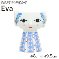 Bjorn Wiinblad ビヨン・ヴィンブラッド Eva エヴァ キャンドルホルダー 9.5cm ブルー キャンドル ロウソ…