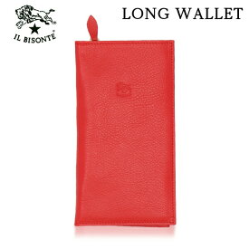 IL BISONTE イルビゾンテ 長財布 SMW043 スクエアロングウォレット PV0005 ウォレット LONG WALLET 財布 レザー ロングウォレット 長方形『送料無料（一部地域除く）』