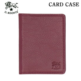 IL BISONTE イルビゾンテ CARD CASE カードケース SCC003 PV0001 PV0005 パスケース 定期入れ 通勤 通学 革 レザー プレゼント ギフト『送料無料（一部地域除く）』