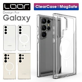 [黄ばみにくい ガラス&MagSafe]LOOF Galaxy S24 S20 Ultra 5G クリアケース S20+ plus S10 ケース カバー クリア 透明 ガラス 黄ばみにくい MagSafe ギャラクシー Galaxyケース