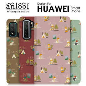 anloof HUAWEI P40 Pro lite E nova 5T ケース 手帳型 P30 lite Premium HW-02L HWV33 手帳型ケース キャラクター P20 Pro nova lite 3 カバー nova3 ファーウェイ スマホケース キャンプ P20 Pro P10 nova2 novalite2 P20 honor9 カード収納 カードホルダー 収納