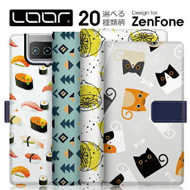 LOOF SELFEE Zenfone 10 9 8 Flip ケース カバー Zenfone Max Pro M1 Live L1 Zenfone9 Zenfone8 Flip ケース カバー 手帳型 スマホケース カード収納 カードポケット ベルト付 犬 猫 かわいい スタン