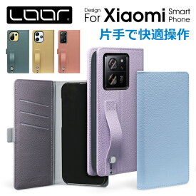 LOOF Hold Xiaomi POCO F4 GT Redmi Note 11 Pro 5G Note 10T 11 11T Pro Redmi Note 10 JE Mi 11 lite 5G Redmi Note 10 Pro Note 9T Mi Note 10 Lite 手帳型ケース Redmi Note 9S ケース 手帳型カバー スマホケース 本革 カードポケット リング付き ベルト ループ 片手