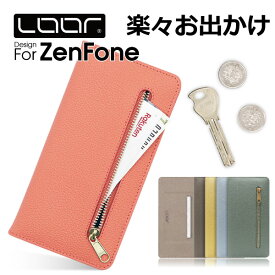 LOOF POCKET Zenfone 10 9 8 Flip 7Pro 7 6 Edition 30 ケース カバー Zenfone Max Pro Max Plus M2 M1 Live L1 5 5Q 5Z 4 Max Zenfone9 Zenfone8 Flip Zenfone7 Pro Zenfone6 ケース カバー 手帳型 スマホケース カード収納 カードポケット 小物入れ ファスナーポケット