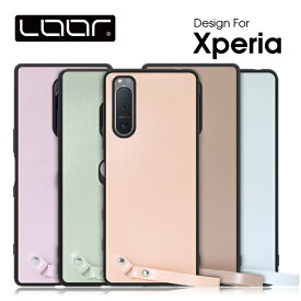 LOOF MACARON-SHELL Xperia 5 V 10 V 1 V 5 IV 1 10 IV Ace III II Lite PRO-I ケース カバー Xperia1 Xperia10 Xperia5 IV XperiaAce III II PRO-I XZ3 エクスペリア 5 1 10 IV ケース カバー スマホケース 本革 レザー ストラップ付き 落下防止 シンプル マカロン かわいい