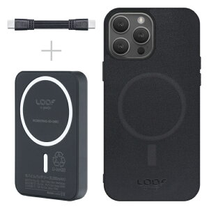 LOOF Mag+ BATTERY-SHELL iPhone 17 Air 16 15 14 13 12 Pro Max Pro Plus mini 16e �P�[�X �J�o�[ MagSafe�Ή� iphone 16 16promax 16plus 16pro 15pro 12pro iphone12 iphone13 iphone14 iphone15 16 �P�[�X �{�v ���o�C���o�b�e���[�t�� 5000mAh P