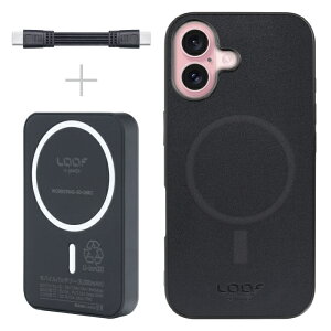 LOOF Mag+ BATTERY-SHELL iPhone 17 Air 16 15 14 13 12 Pro Max Pro Plus mini 16e �P�[�X �J�o�[ MagSafe�Ή� iphone 16 16promax 16plus 16pro 15pro 12pro iphone12 iphone13 iphone14 iphone15 16 �P�[�X �{�v ���o�C���o�b�e���[�t�� 5000mAh P