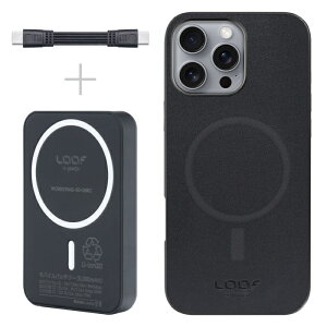 LOOF Mag+ BATTERY-SHELL iPhone 17 Air 16 15 14 13 12 Pro Max Pro Plus mini 16e �P�[�X �J�o�[ MagSafe�Ή� iphone 16 16promax 16plus 16pro 15pro 12pro iphone12 iphone13 iphone14 iphone15 16 �P�[�X �{�v ���o�C���o�b�e���[�t�� 5000mAh P