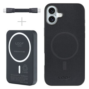 LOOF Mag+ BATTERY-SHELL iPhone 17 Air 16 15 14 13 12 Pro Max Pro Plus mini 16e �P�[�X �J�o�[ MagSafe�Ή� iphone 16 16promax 16plus 16pro 15pro 12pro iphone12 iphone13 iphone14 iphone15 16 �P�[�X �{�v ���o�C���o�b�e���[�t�� 5000mAh P