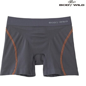 BODY WILD (ボディワイルド) - BWS681J メンズ e-BOXER ボクサーパンツ セミロング丈 (前とじ)